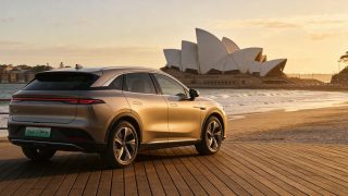 Chinese-brand electric vehicles on an Australian dealership lot in June 2026