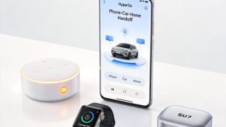 Xiaomi YU7 electric SUV running Xiaomi HAD assisted driving on a Chinese highway
