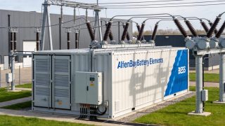Alfen BayBattery Elements container-scale BESS unit with high-voltage switchgear