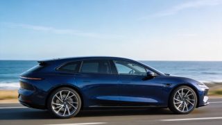 Fangchengbao SGT shooting brake electric vehicle side profile with sporty coupe roofline