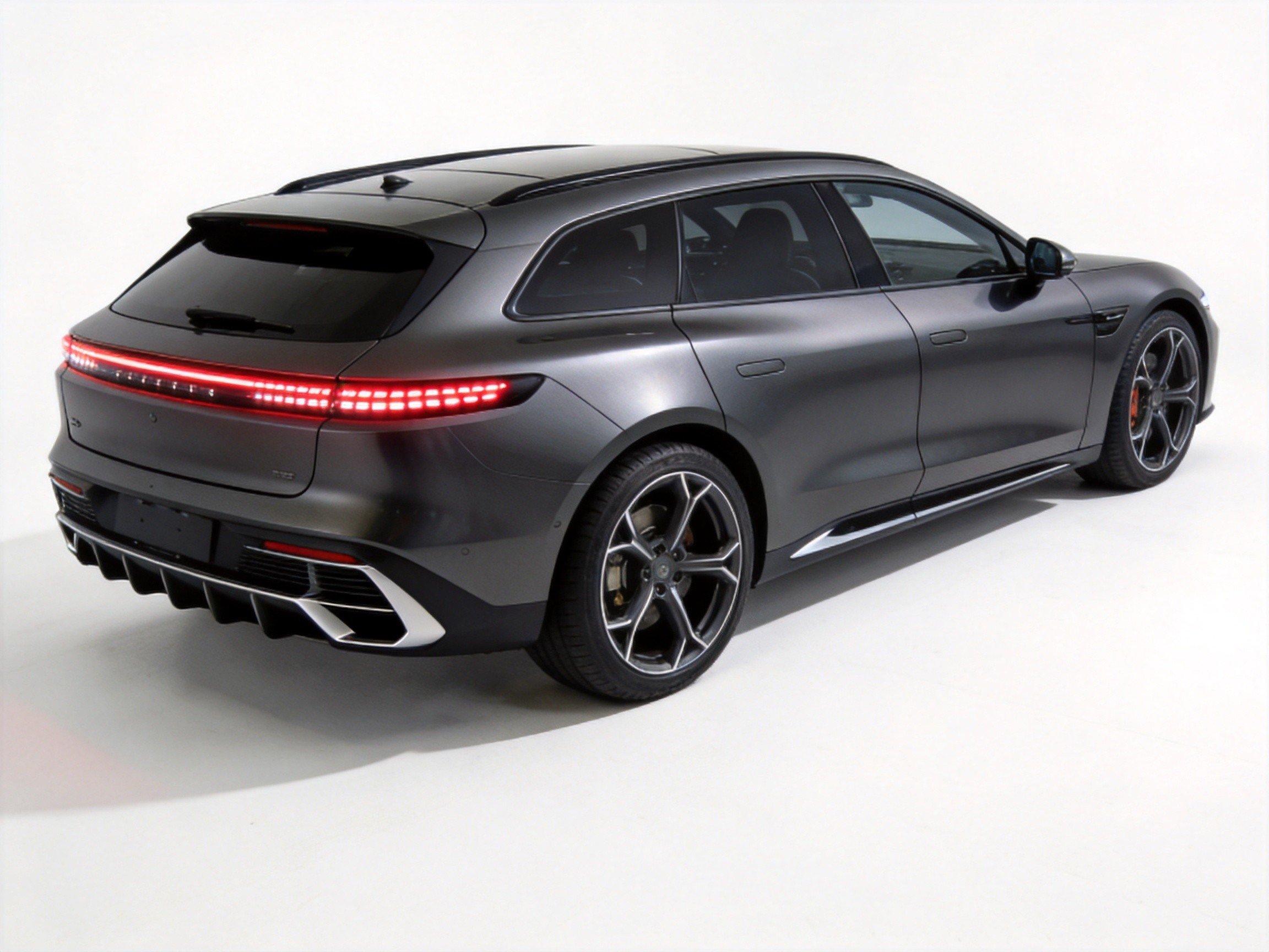 Fangchengbao SGT electric vehicle rear three-quarter view with full-width LED taillight