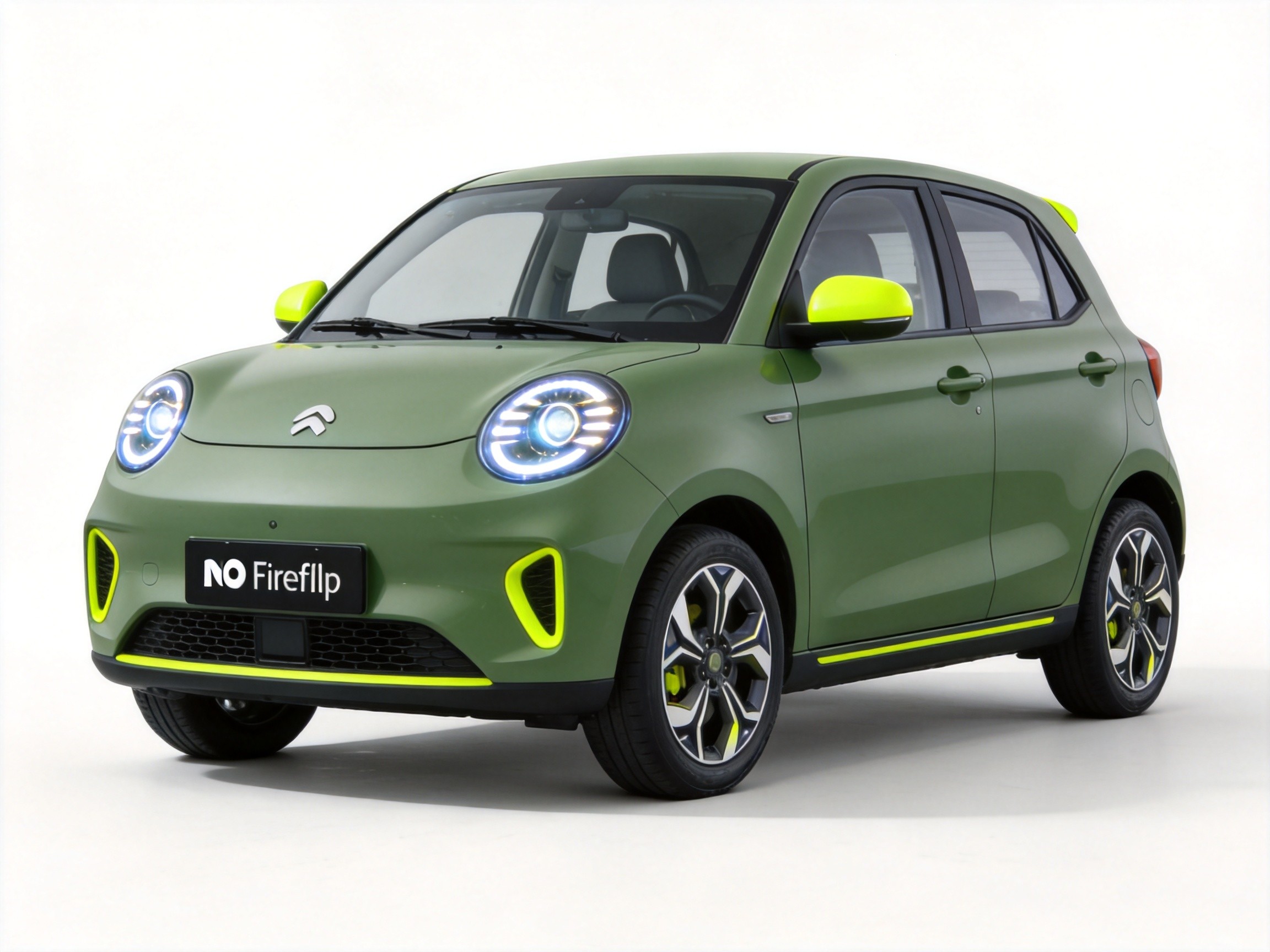 NIO Firefly halo compact EV in Serene Green