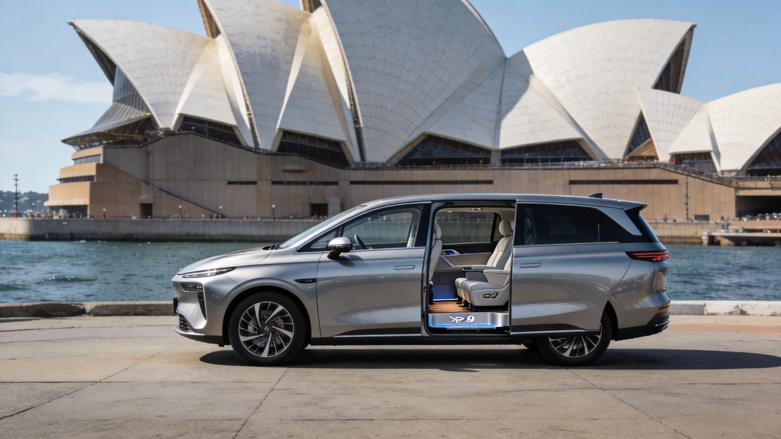 XPeng X9 seven-seat interior configuration