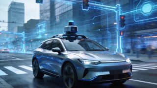 Autonomous vehicle in smart city with V2X infrastructure