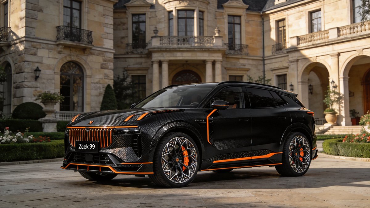 Zeekr 9X five-seat edition front profile 2026