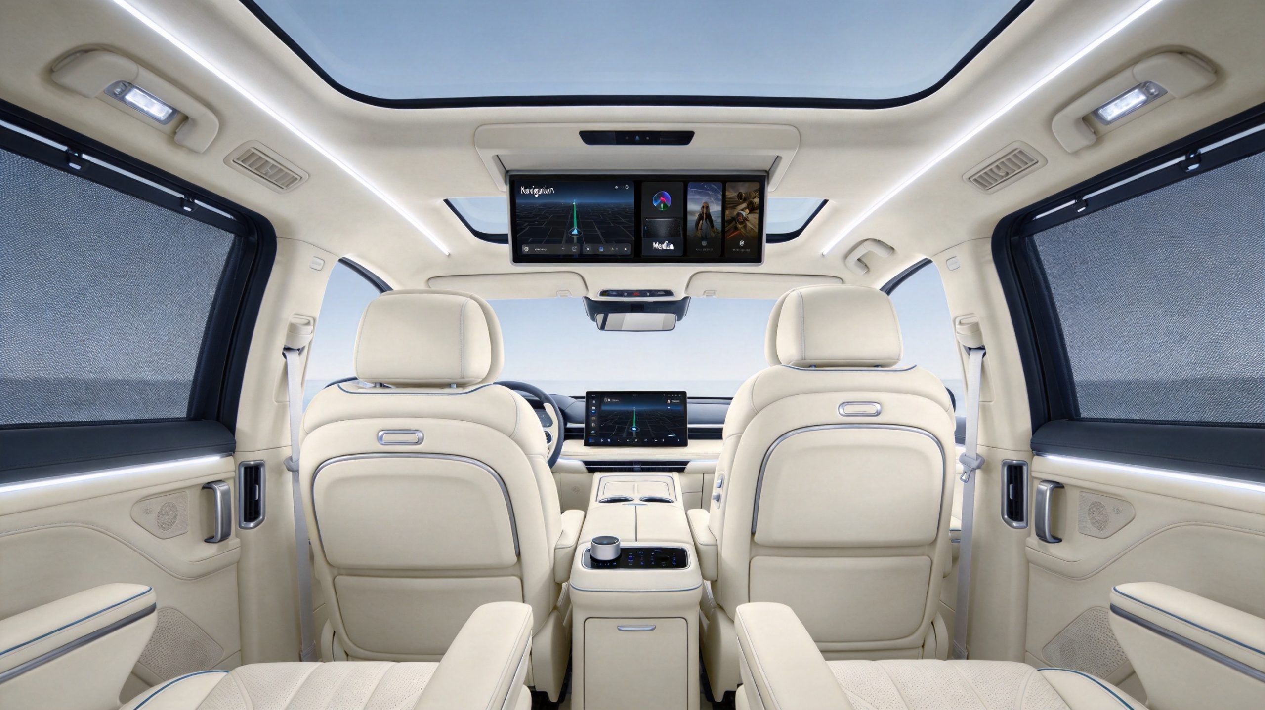BYD Sea Lion 08 interior 6-seat layout